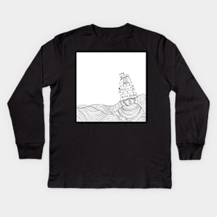 Rough Seas Make for a Better Sailor Kids Long Sleeve T-Shirt